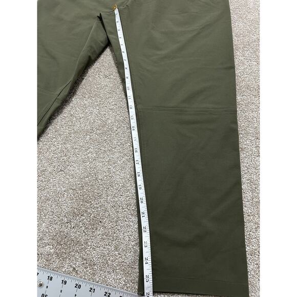 Outdoor Voices Men's Large Zephyr Pants Dark Olive Performance Stretch - Picture 3 of 7